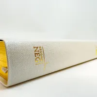 Bible NEG 11862, GC,couv souple blanche, tranche or