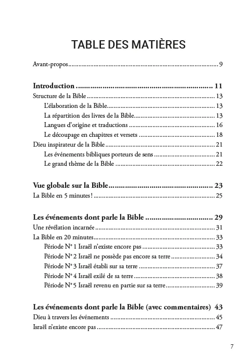 Bible, toute un histoire (La)