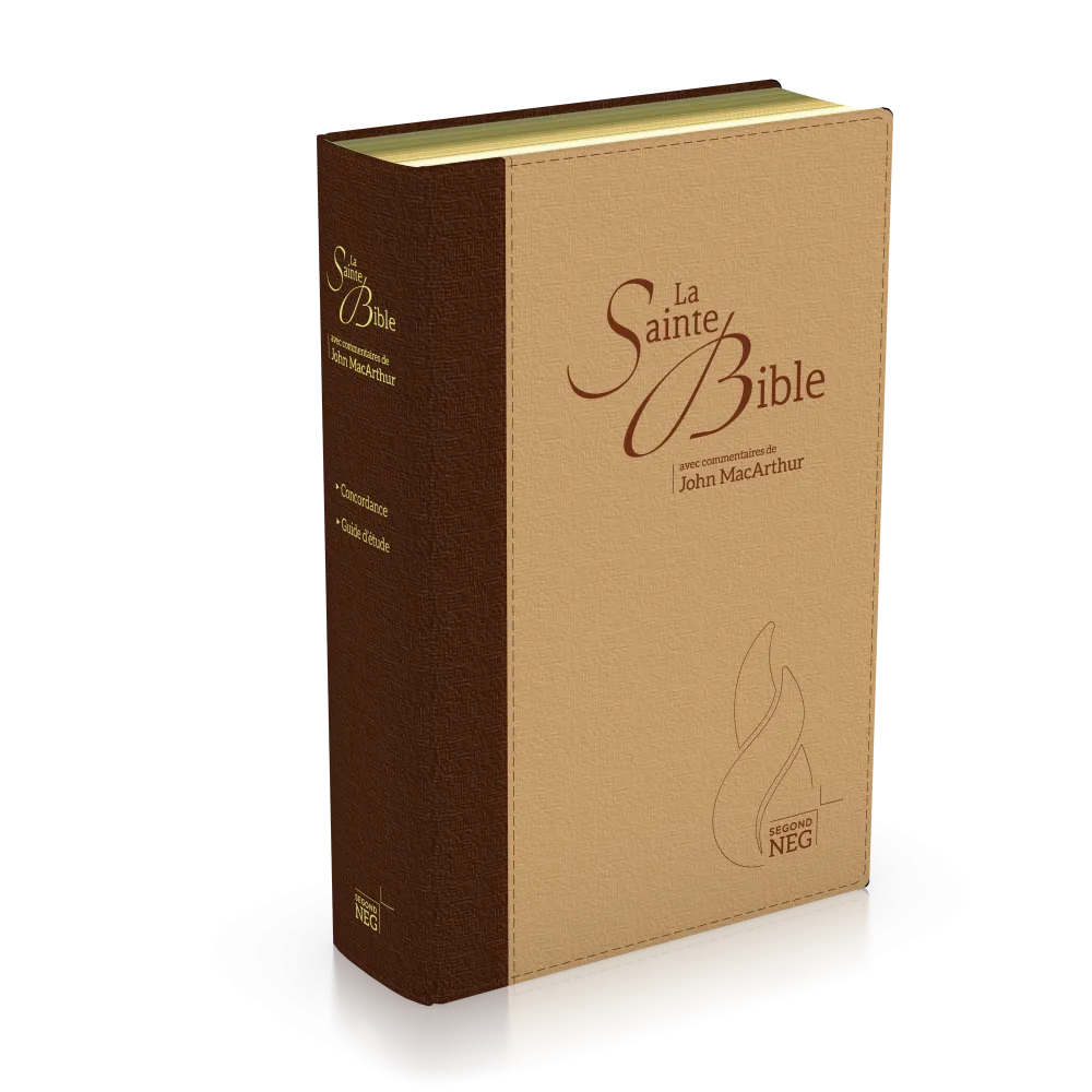 Bible d'étude Segond NEG MacArthur NEG17443