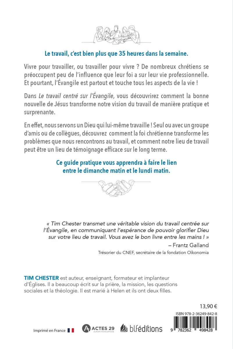 Travail centré sur l'Évangile (Le)