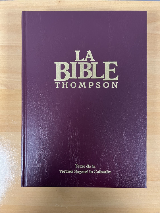 Bible Thompson Colombe