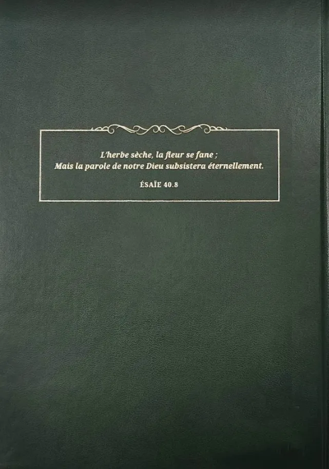 Bible Thompson rigide avec onglets