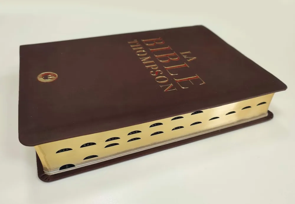 Bible étude Thompson Colombe luxe onglets