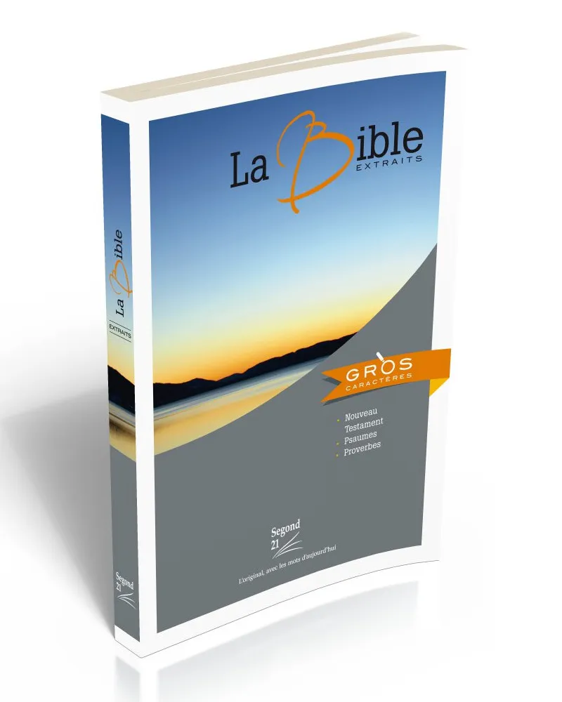 Nouveau Testament, Psaumes et Proverbes, Segond 21, gros caractères, illustré