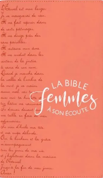 Bible Femmes à son écoute, Corail & Texte Couverture souple