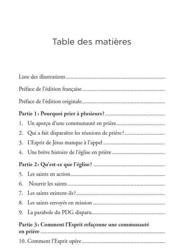 Eglise en prière (Une)