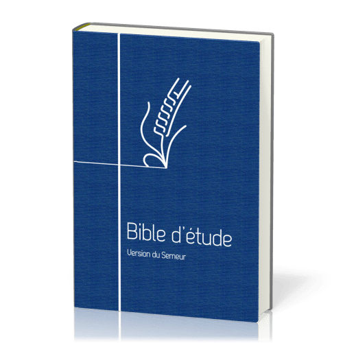 Bible d’étude, version Semeur, souple bleue