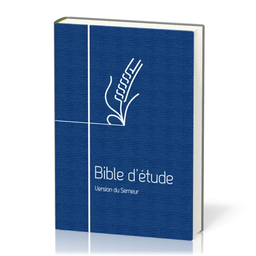 Bible d’étude, version Semeur, souple bleue