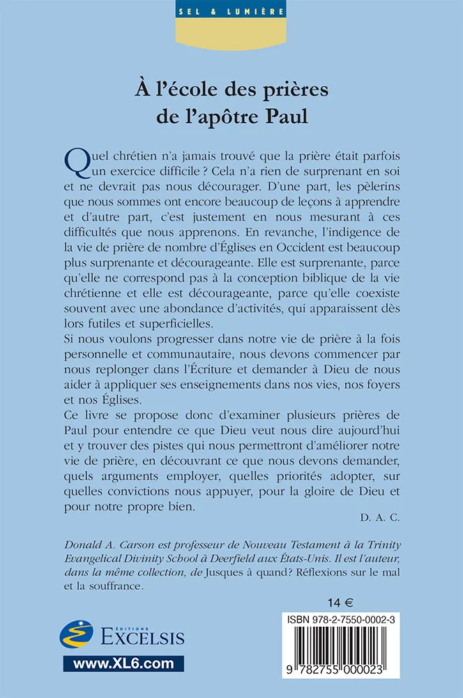 prière renouvelée (La)