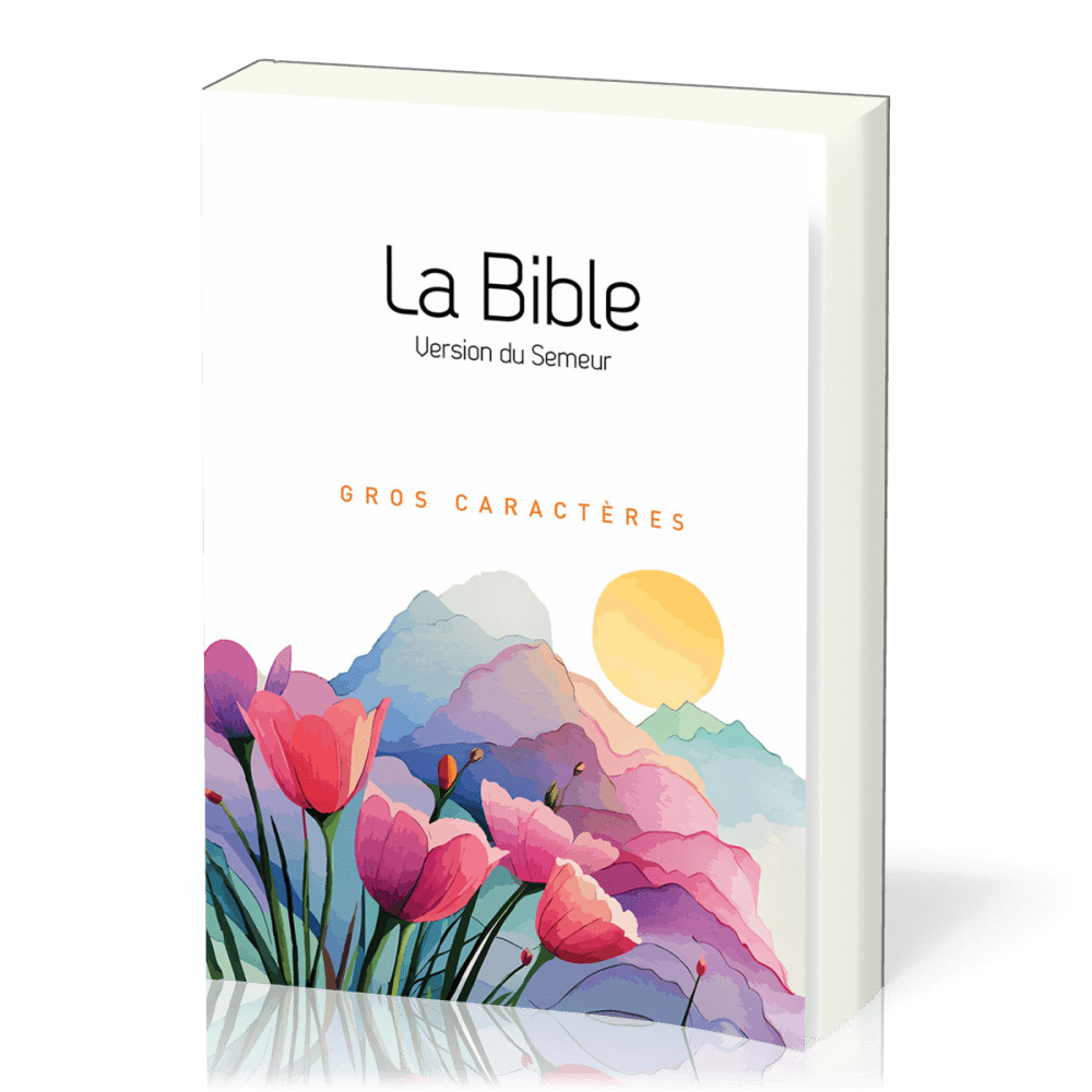 Bible Semeur avec gros caractères semi-souple textile