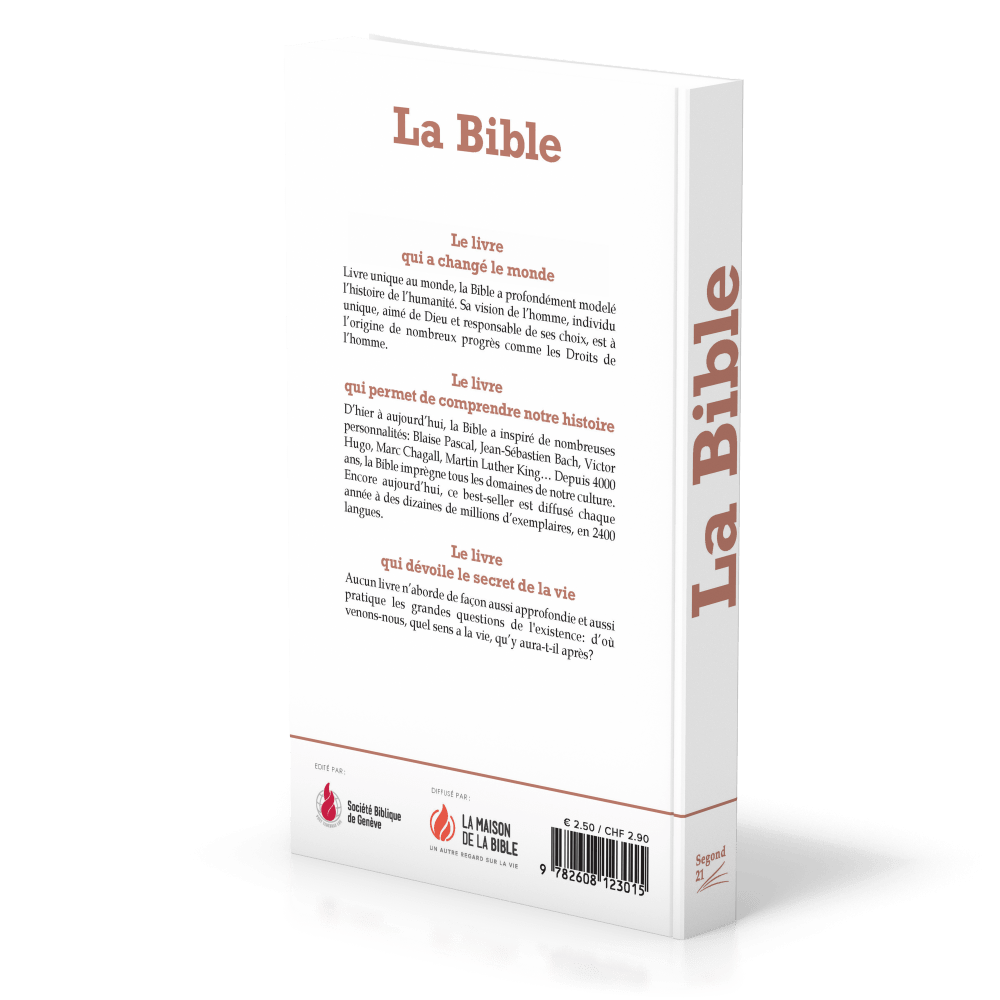 Bible d'évangélisation blanche SG12301