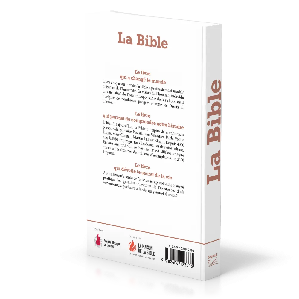 Bible d'évangélisation blanche SG12301