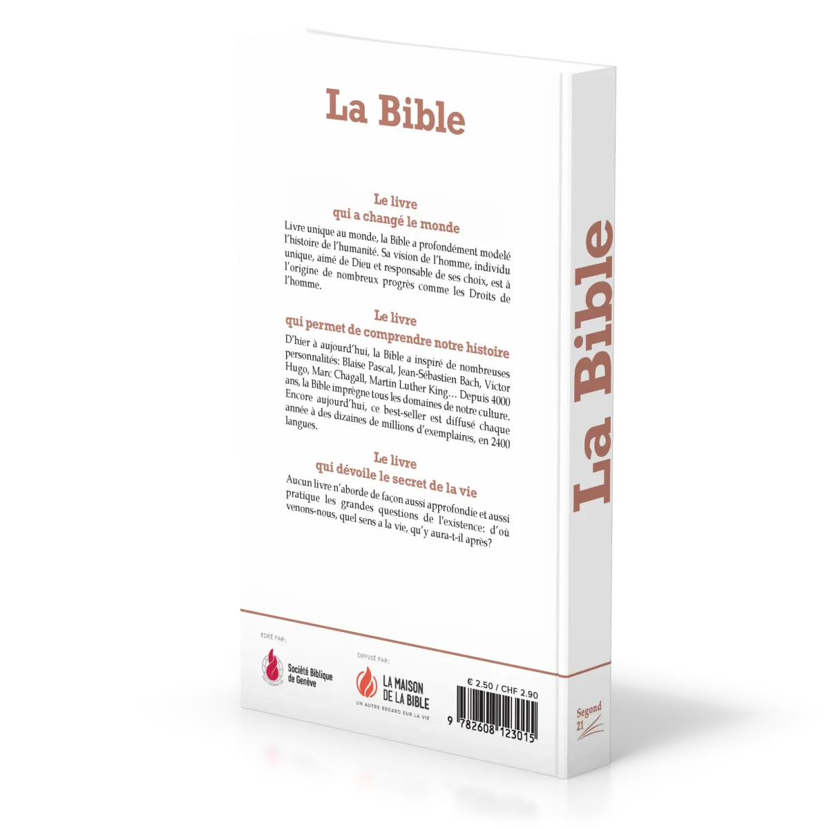 Bible d'évangélisation blanche SG12301