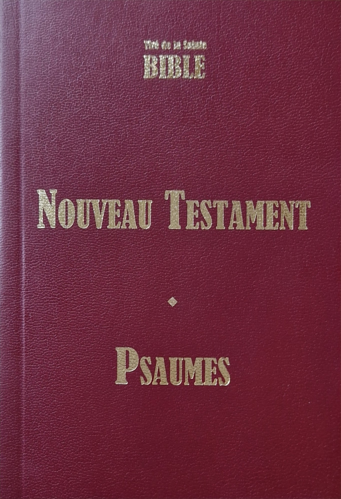 Nouveau Testament LS1910 & Psaumes Évangélisation, souple, grenat