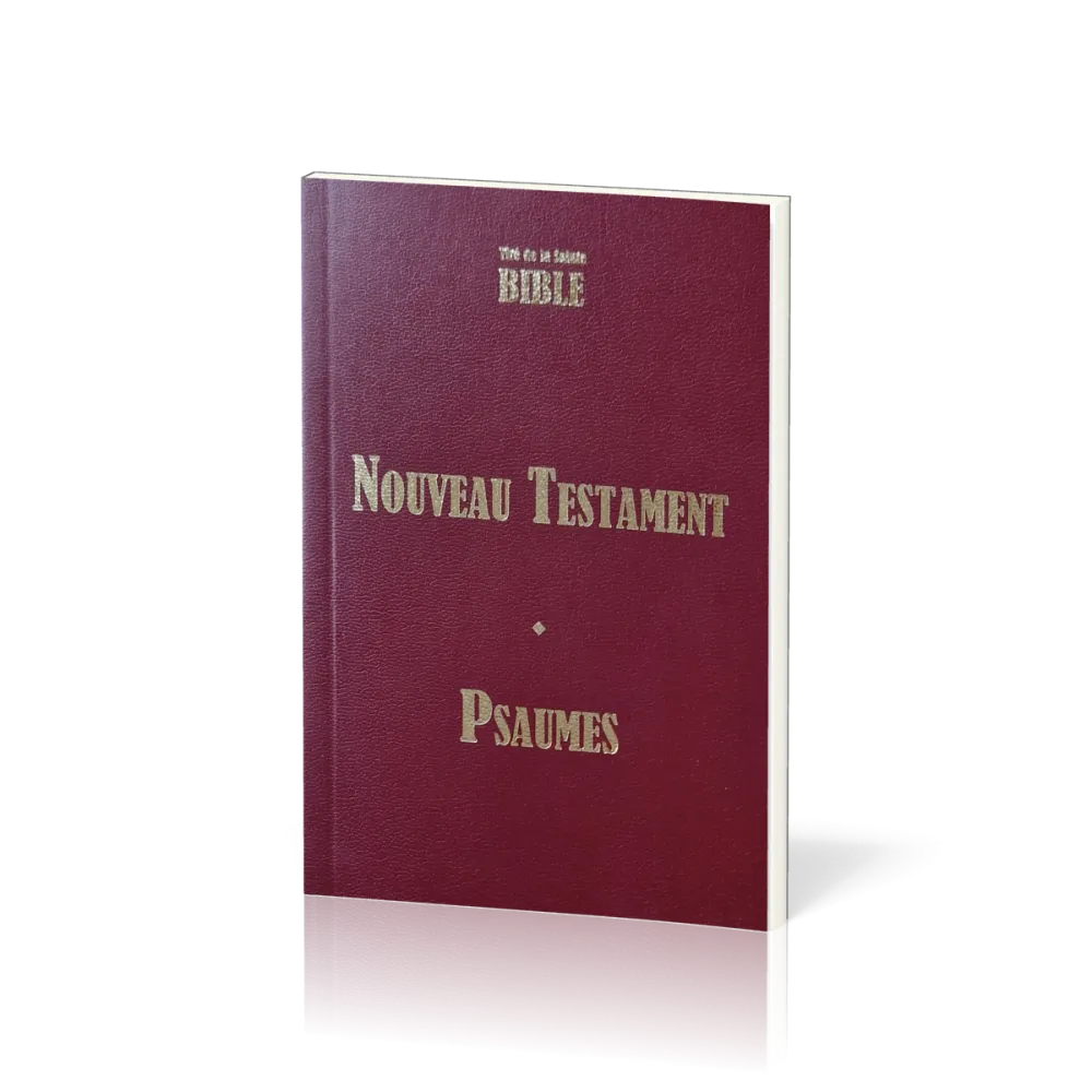 Nouveau Testament LS1910 & Psaumes Évangélisation, souple, grenat