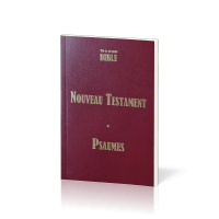 Nouveau Testament LS1910 & Psaumes Évangélisation, souple, grenat