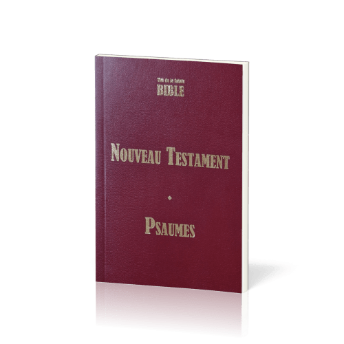 Nouveau Testament LS1910 & Psaumes Évangélisation, souple, grenat