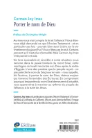 Porter le nom de Dieu