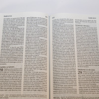 Bible S21 compacte, bleu rigide SG12225