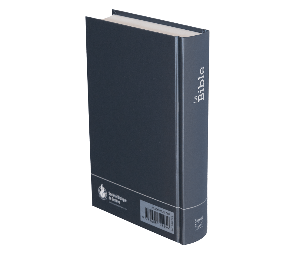 Bible S21 compacte, bleu rigide SG12225