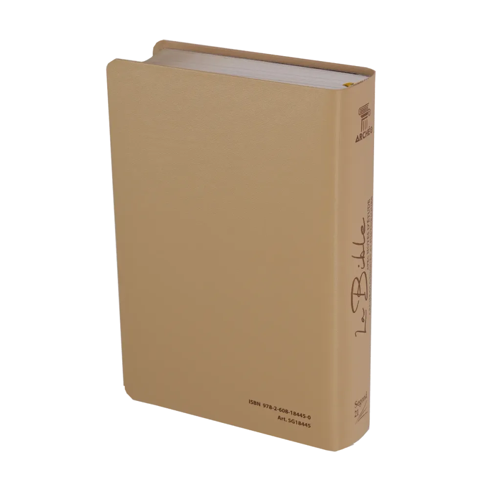 Bible Segond 21 «archéo», avec notes d'étude archéologiques et historiques