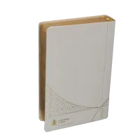 Bible d'étude Vie nouvelle, S21, Souple, blanche, tranche or, SG16452