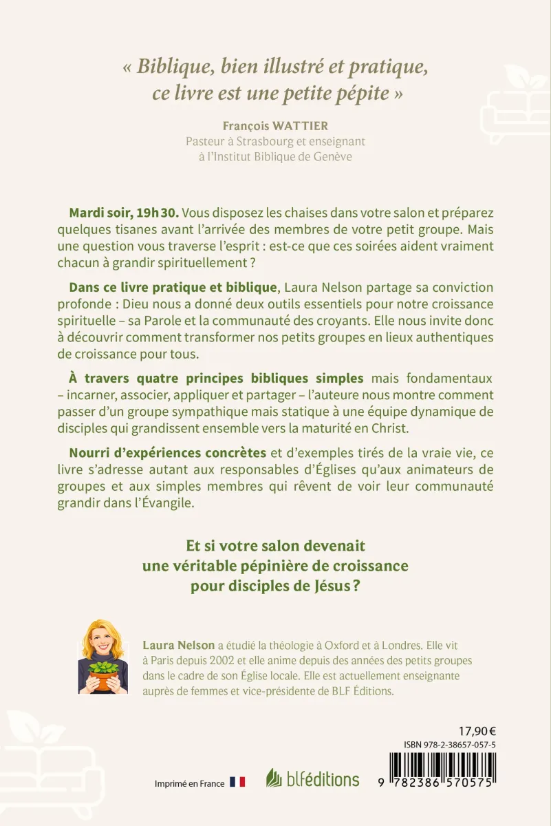 Une pépinière de disciples dans mon salon