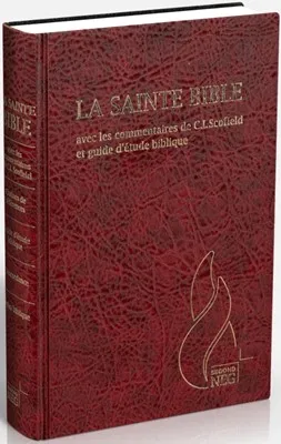 Bible d'étude NEG15333 Scofield Grenat