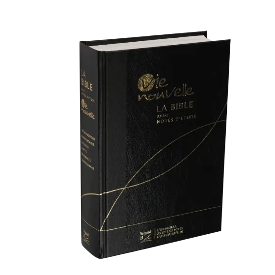 Bible d'étude Vie nouvelle, S21, Noire SG16438