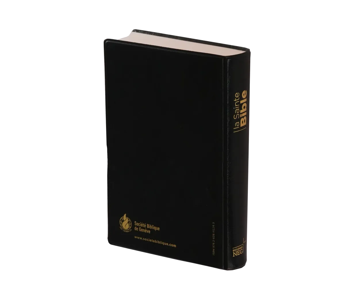 BIBLE NEG 11229 STD plastifié Louis Segond