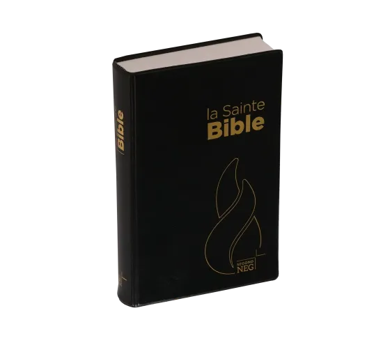 BIBLE NEG 11229 STD plastifié Louis Segond