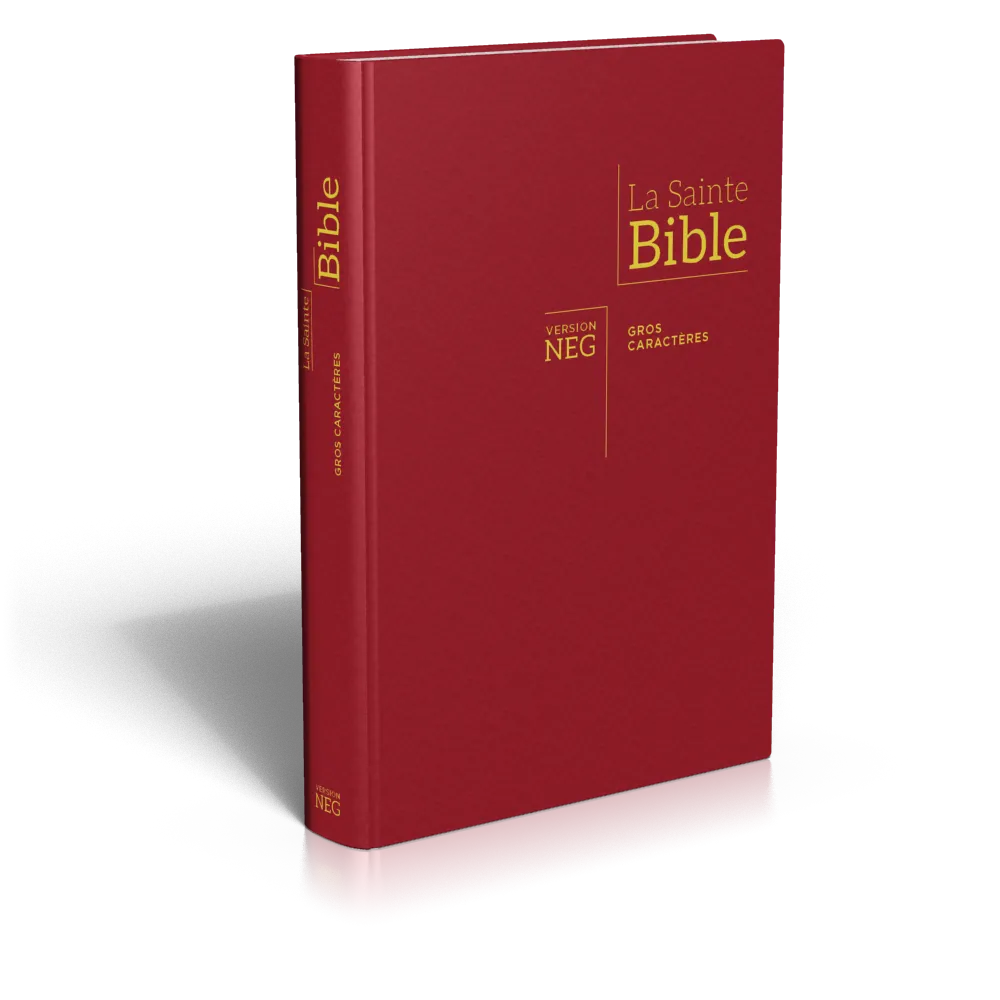 Bible NEG11836, GC, couv. rigide, bordeaux