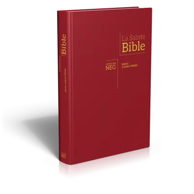 Bible NEG11836, GC, couv. rigide, bordeaux