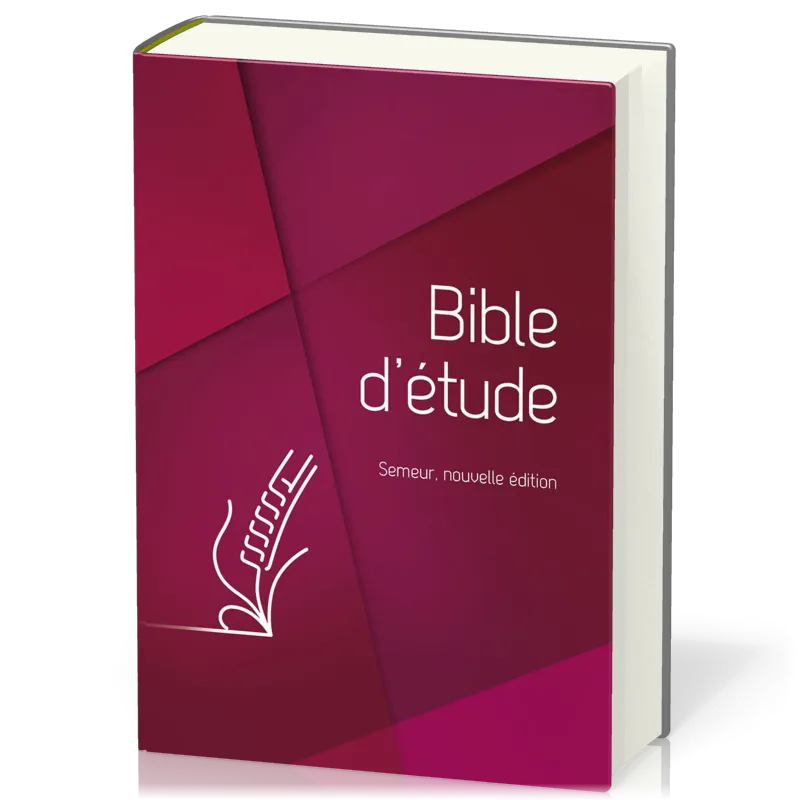 Bible d’étude, version Semeur, rigide rouge