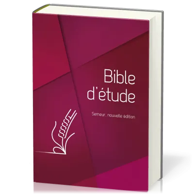 Bible d’étude, version Semeur, rigide rouge