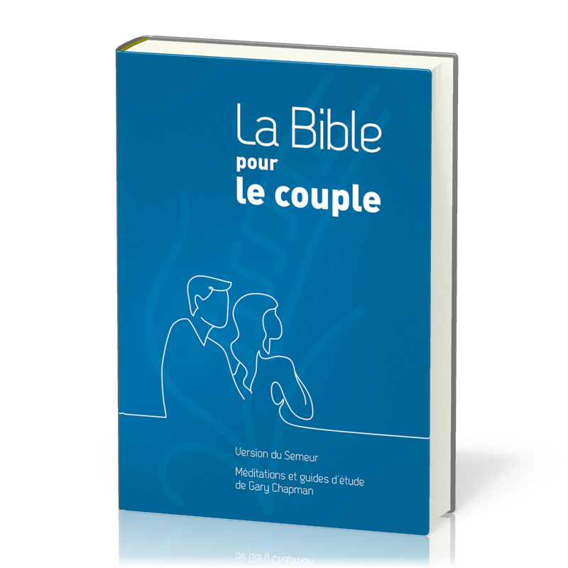 Bible pour le couple, couverture rigide bleue