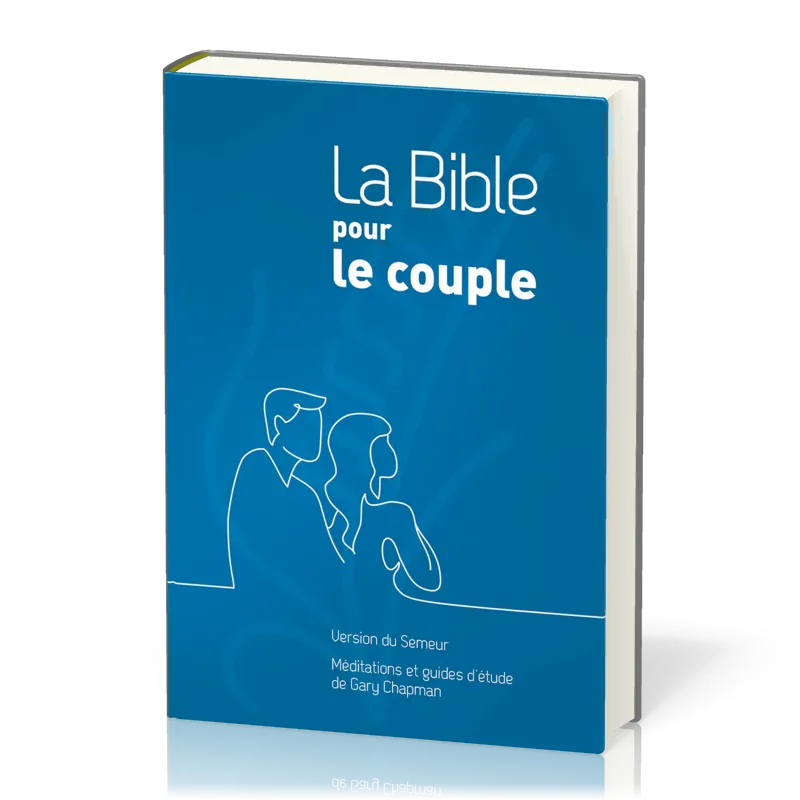 Bible pour le couple, couverture rigide bleue