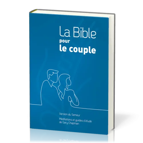 Bible pour le couple, couverture rigide bleue
