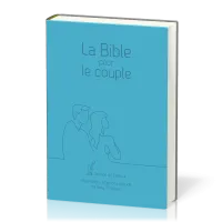Bible pour le couple, couverture souple bleue