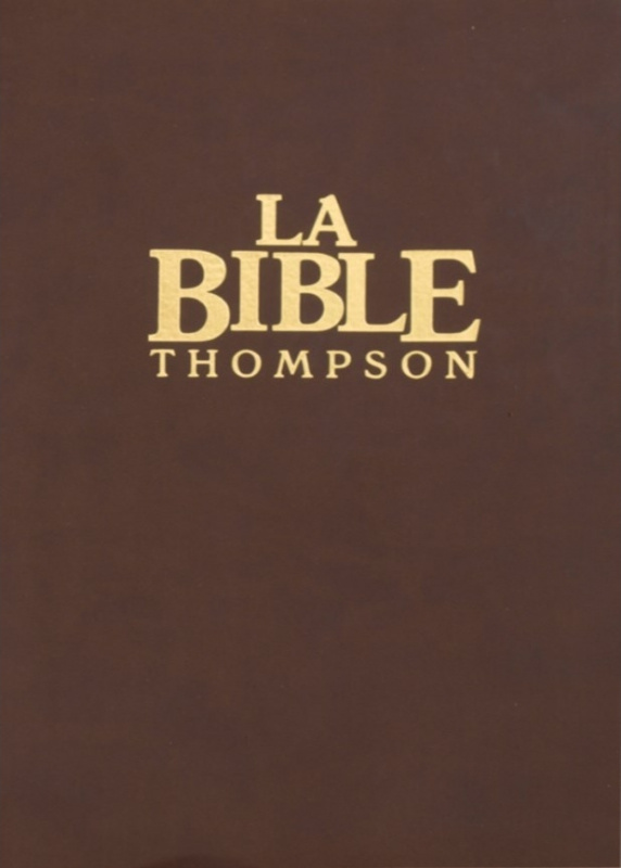 Bible étude Thompson Colombe luxe onglets