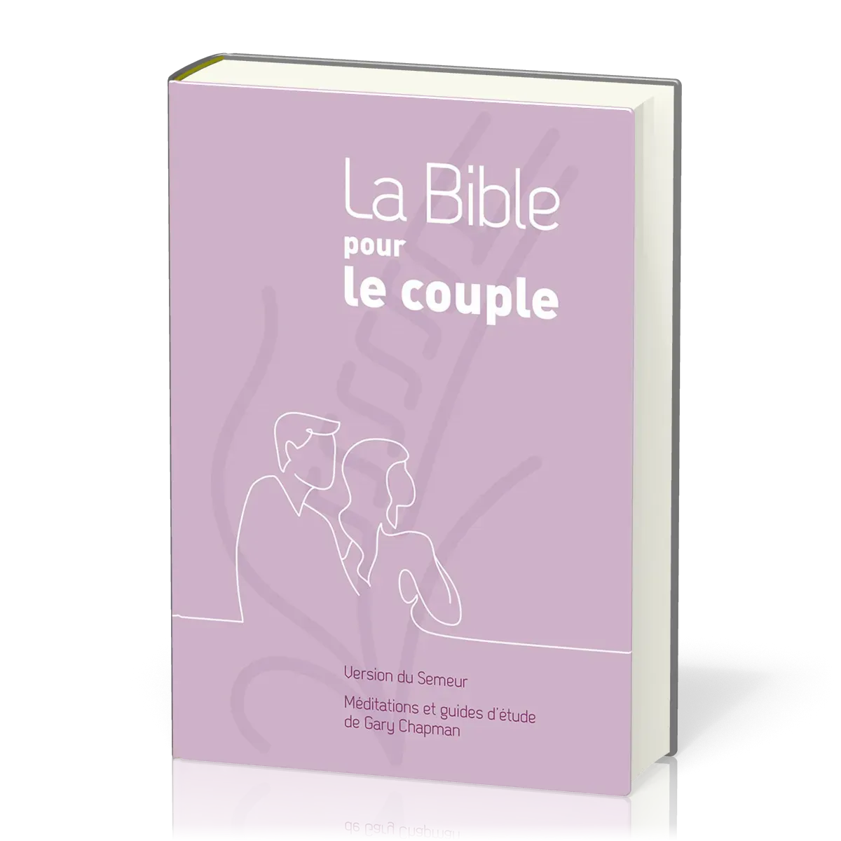 Bible pour le couple, couverture rigide mauve