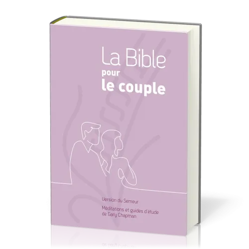 Bible pour le couple, couverture rigide mauve