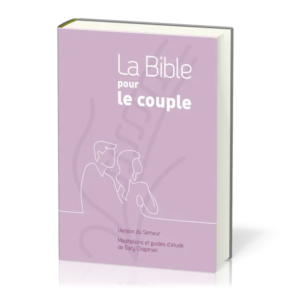 Bible pour le couple, couverture rigide mauve