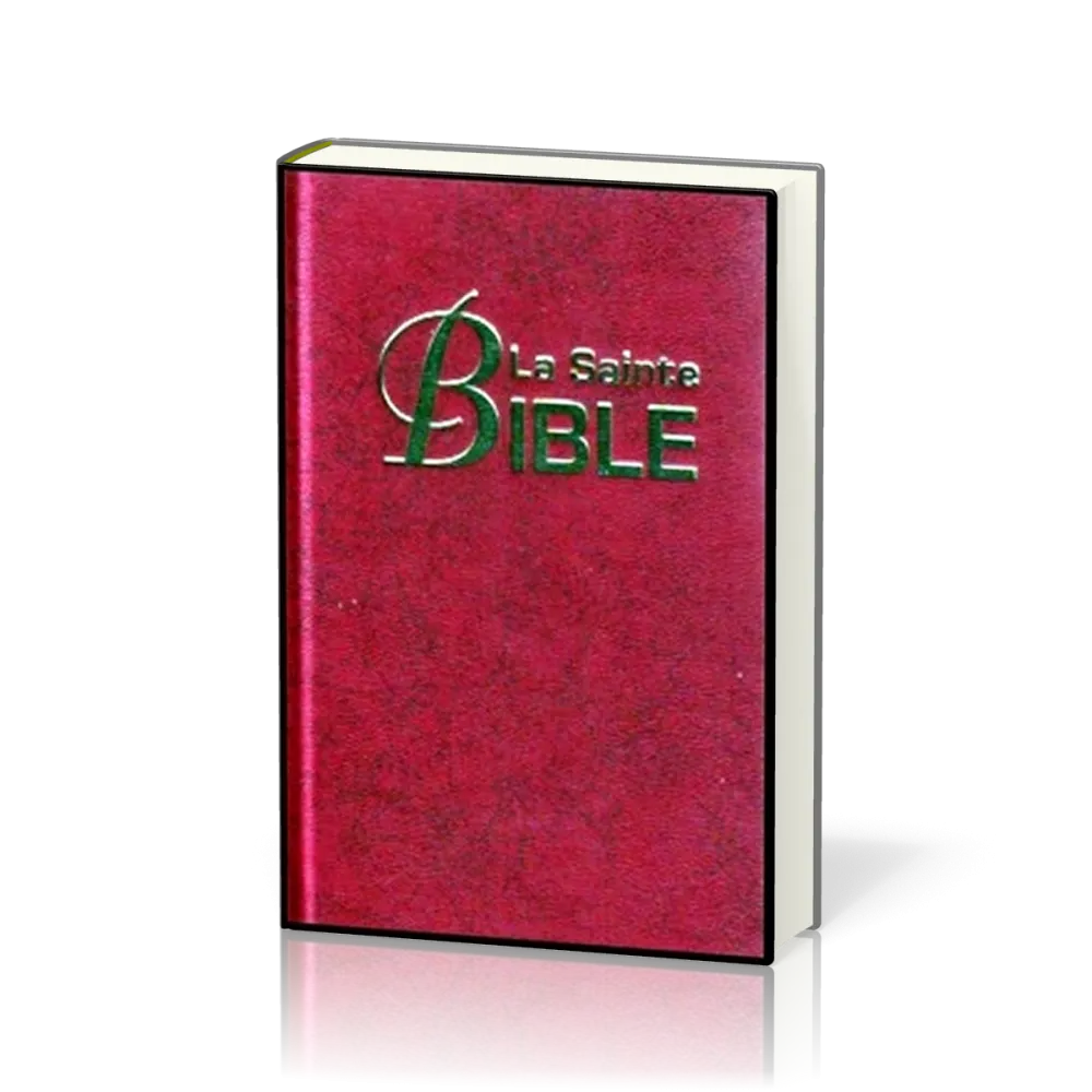 Bible LS1910 Évangélisation, rigide, grenat