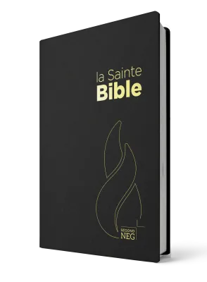 BIBLE NEG 11229 STD plastifié Louis Segond