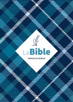 Bible, Semeur 2015, textile souple tissu carreaux, tranche blanche