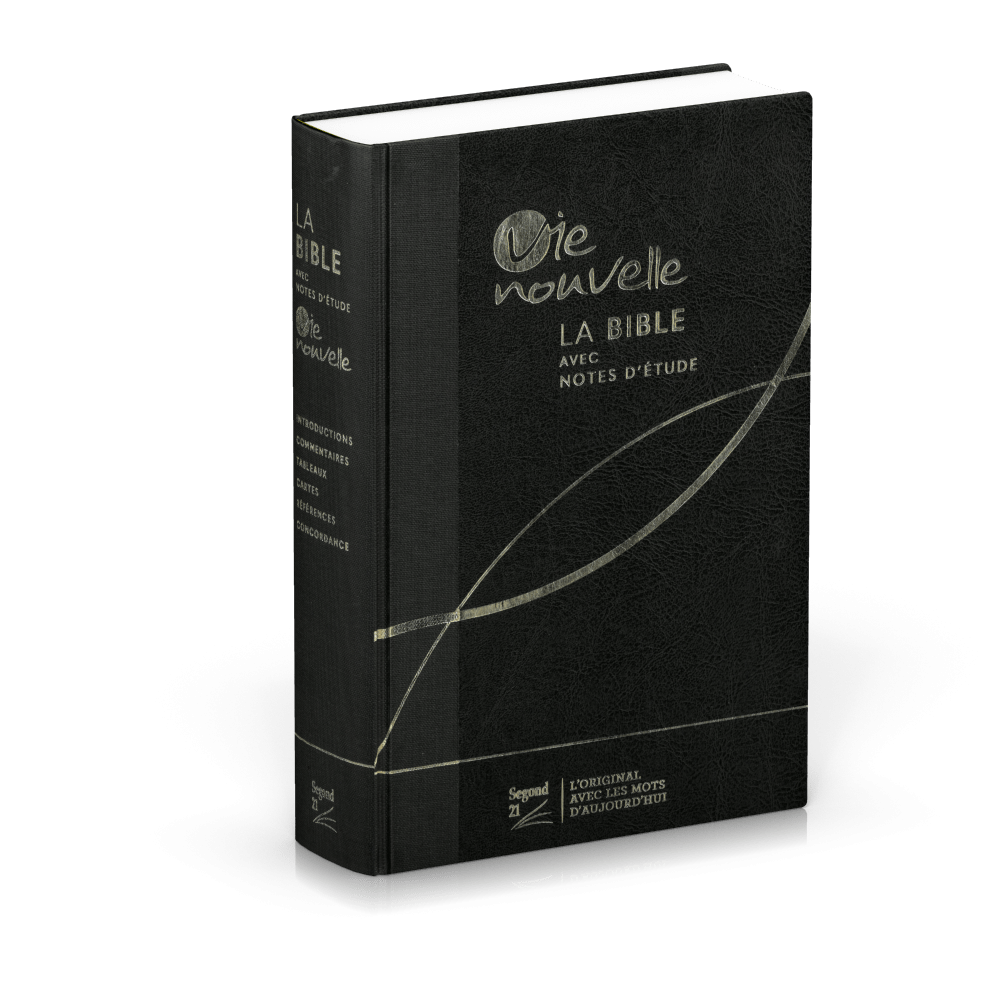 Bible d'étude Vie nouvelle, S21, Noire SG16438