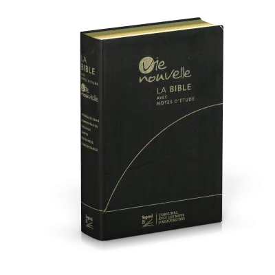 Bible d'étude Vie nouvelle, S21, Noire luxe SG16489
