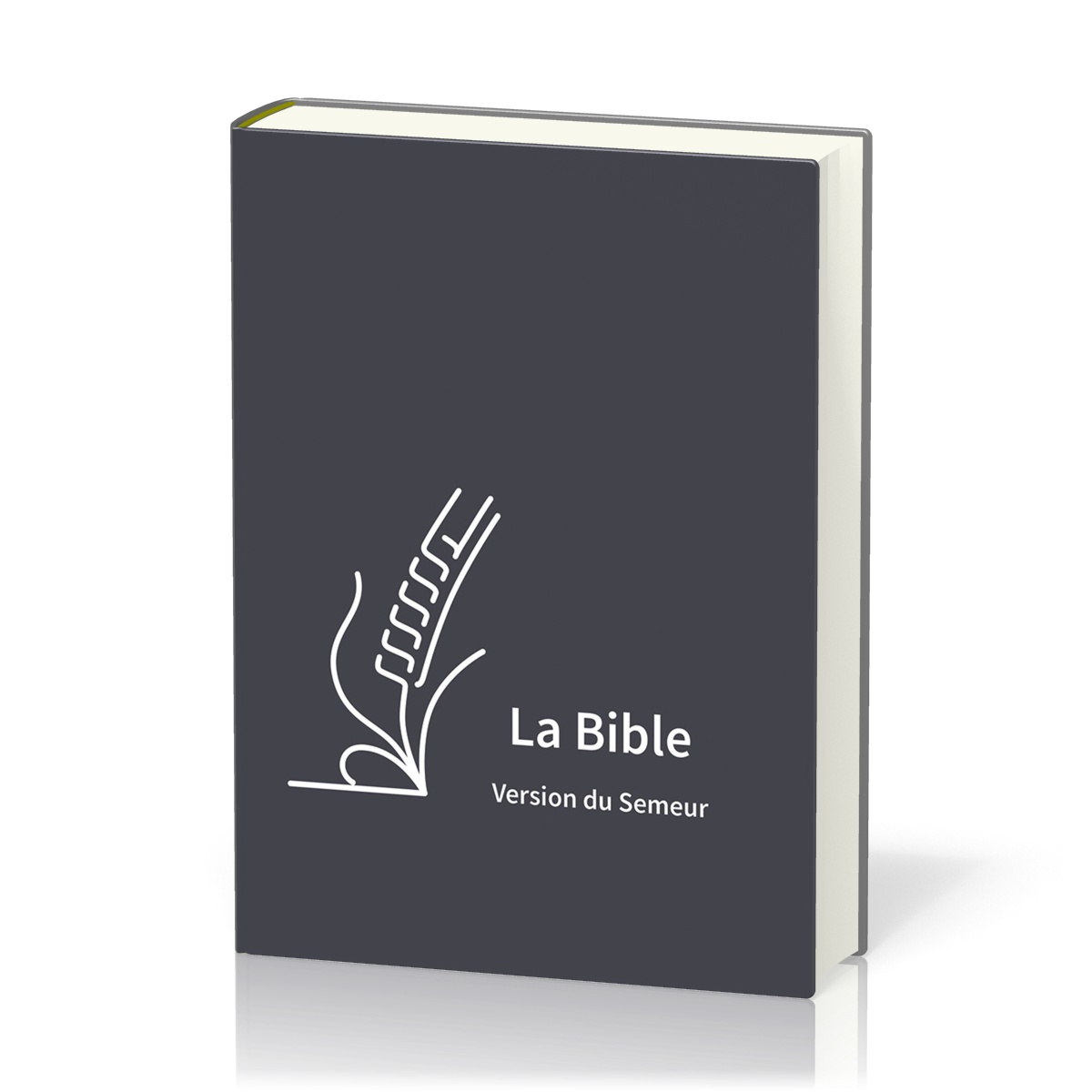Bible Semeur 2015, semi-souple bleue marine, tranche blanche