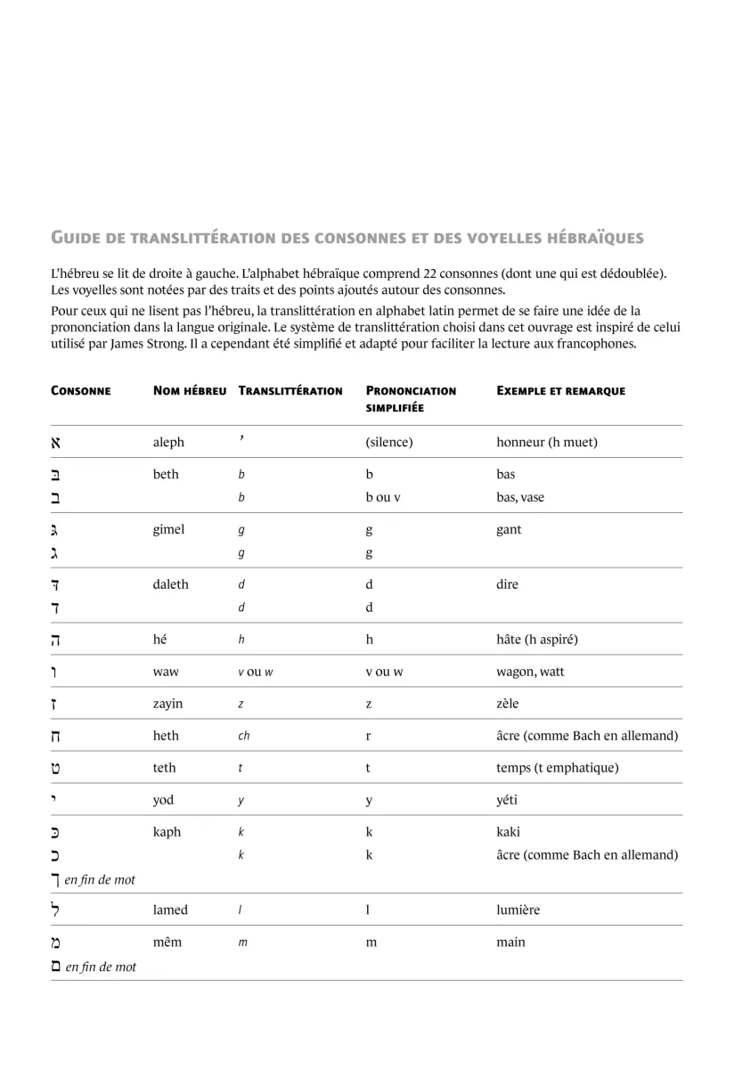 Dictionnaire Ancien Testament grand format